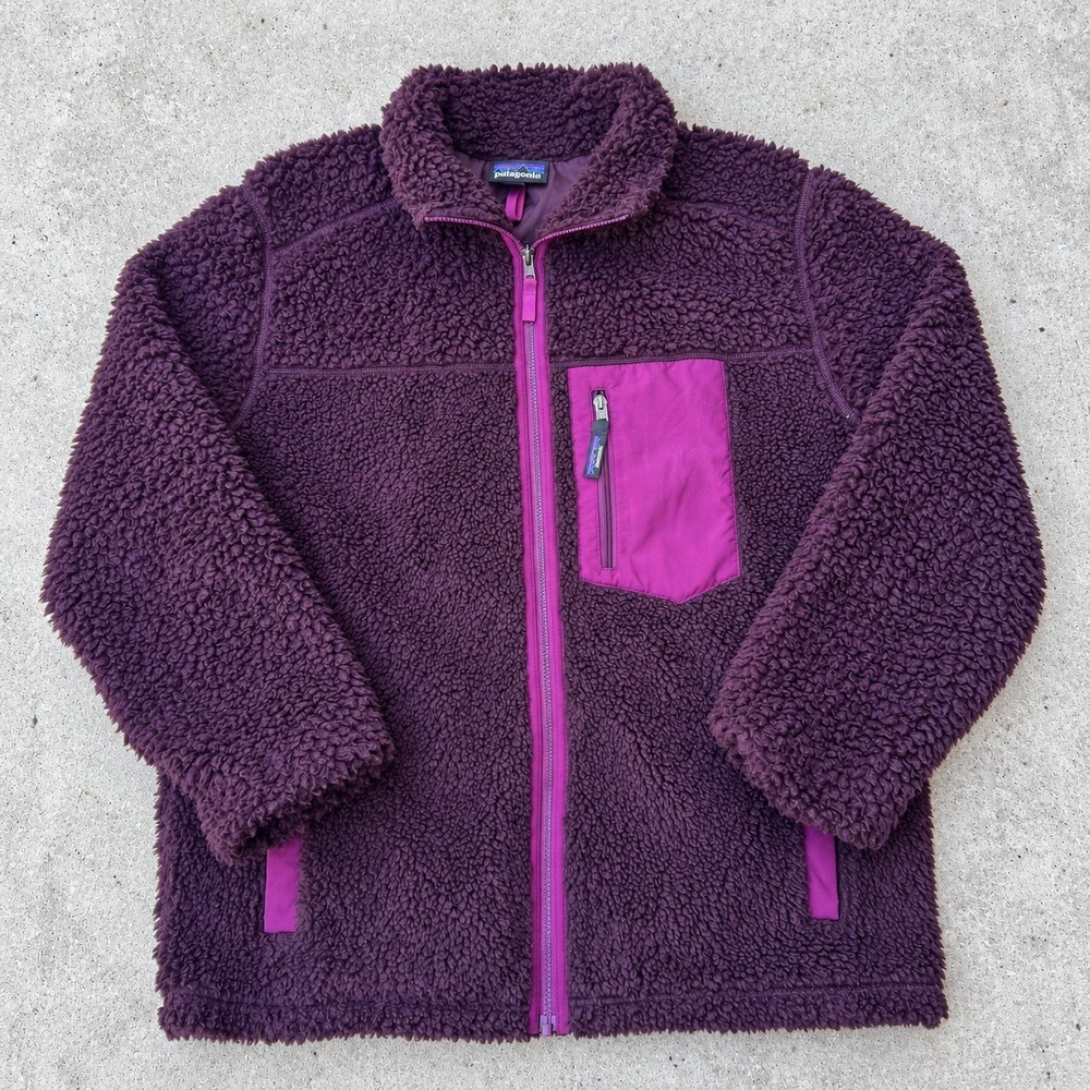 Patagonia Classic Retro-X Fleece Jacket Obsidian Plum Womens Medium 23095 OBPL